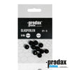 Predax Glasperlen schwarz 10mm / geschliffen - 10 Stk.